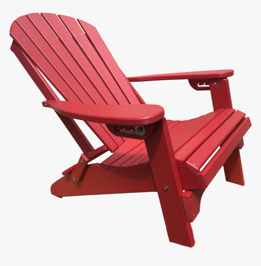 Reclining Adirondack Chair Poly Outdoor Patio Furniture - Reclining Adirondack Chair Poly, HD Png Download
