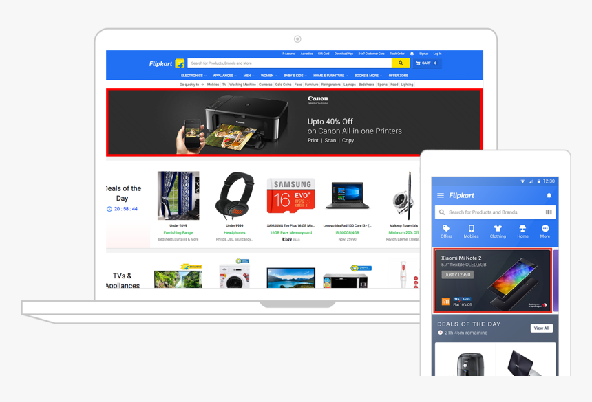 Flipkart Front Page, HD Png Download