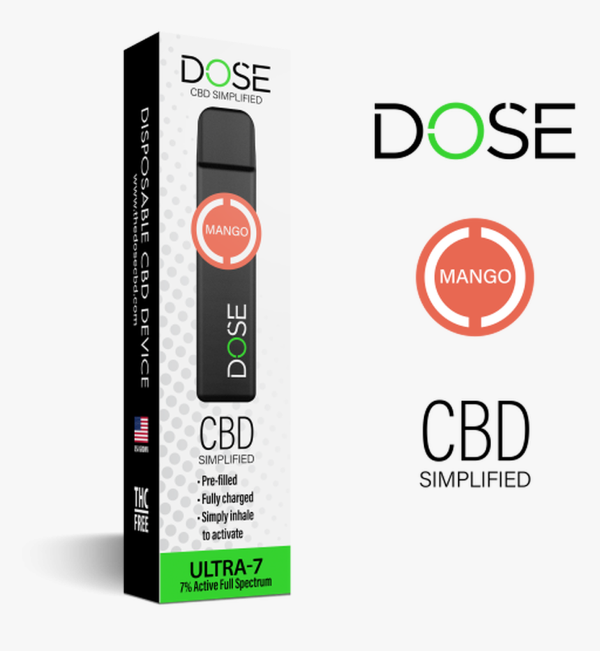 Very High Potency Formula, Great For Improving A Good - Dose Cbd Disposable Pen, HD Png Download