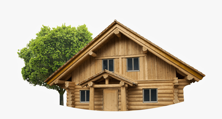 House Png - Wood House No Background, Transparent Png
