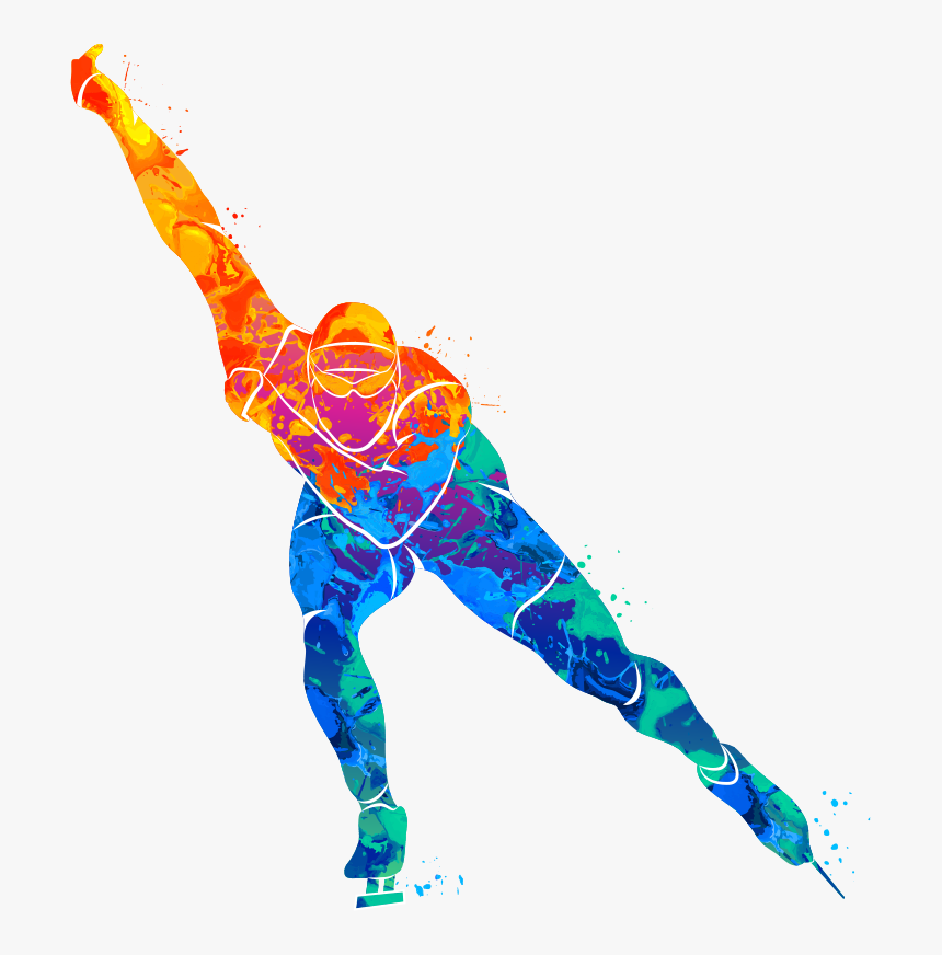 Distances Are Shorter Than In Long-track Racing, With - Vector Graphics, HD Png Download