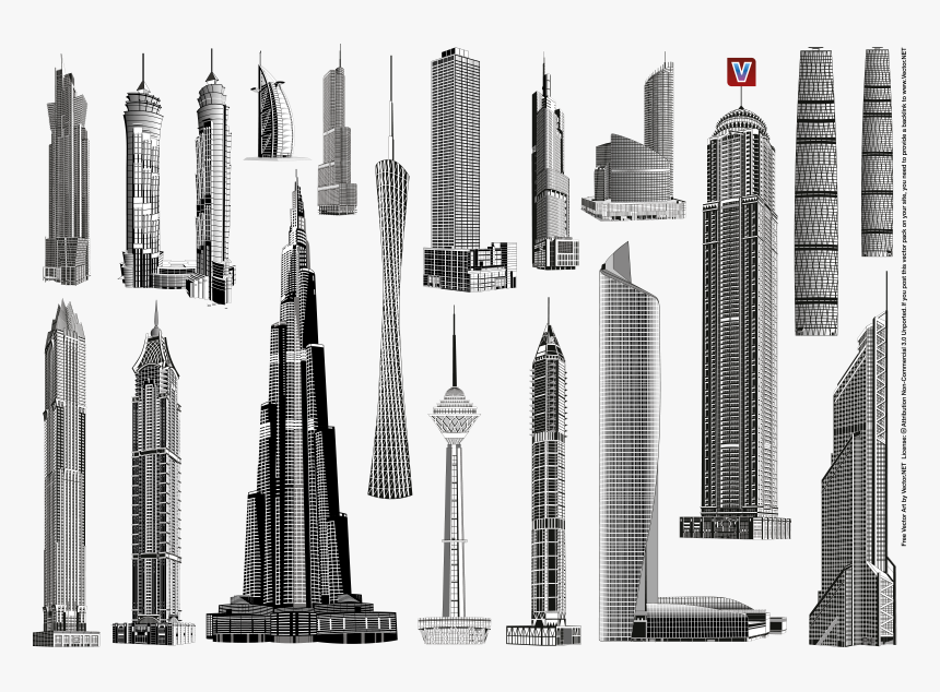 World Towers Png Image - Greenland Square Zifeng Tower, Transparent Png