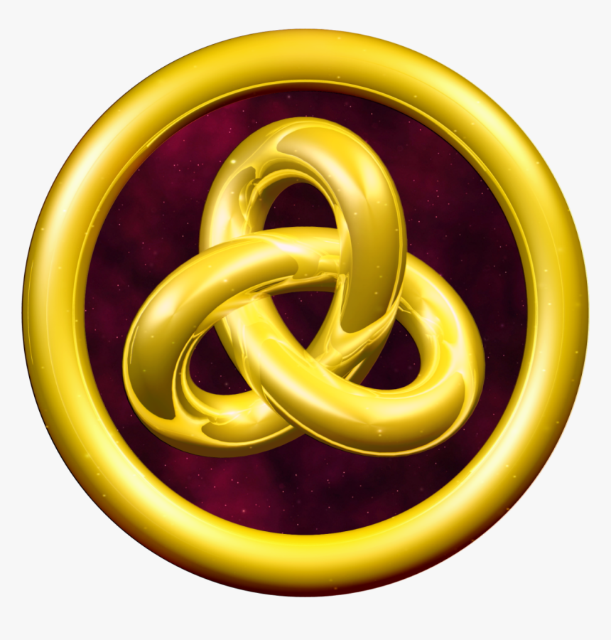 Gordian Knot Golden Hd - Circle, HD Png Download