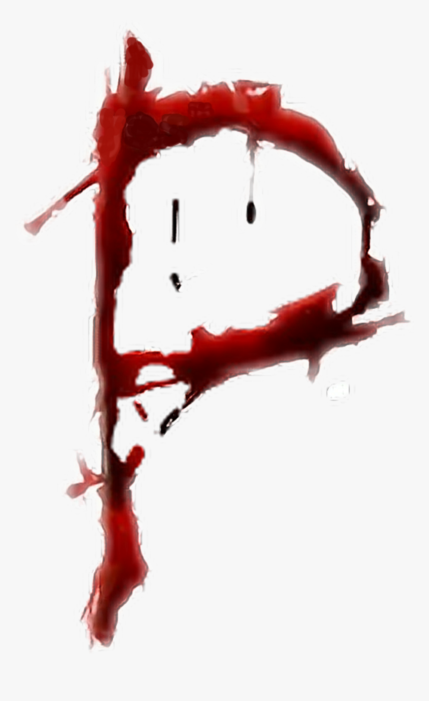 P Letter Blood Png, Transparent Png , Png Download - P Letter In Blood In Hand, Png Download