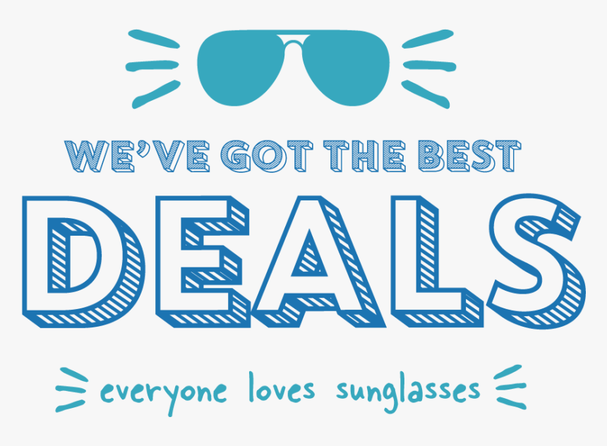 Sunglass Deals Delray - Graphic Design, HD Png Download