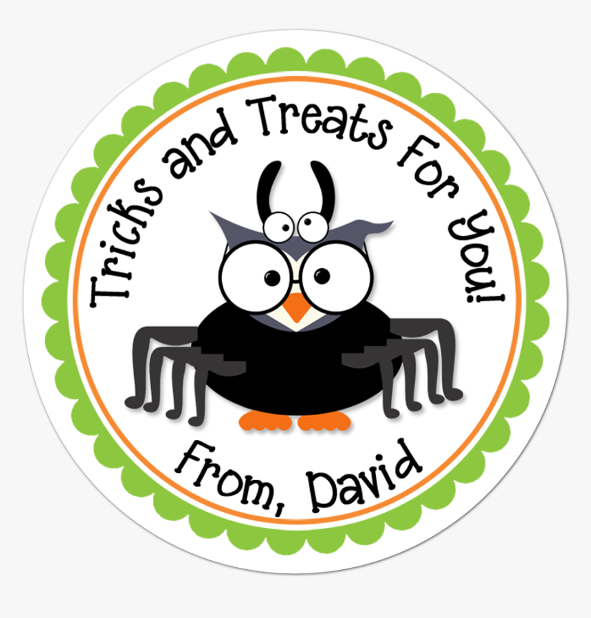 Spider Clipart Owl - Racer Birthday Thank You Label, HD Png Download
