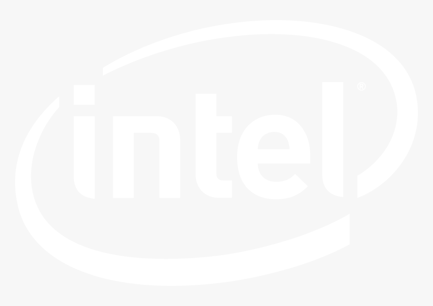 Intel Logo Blanco, HD Png Download