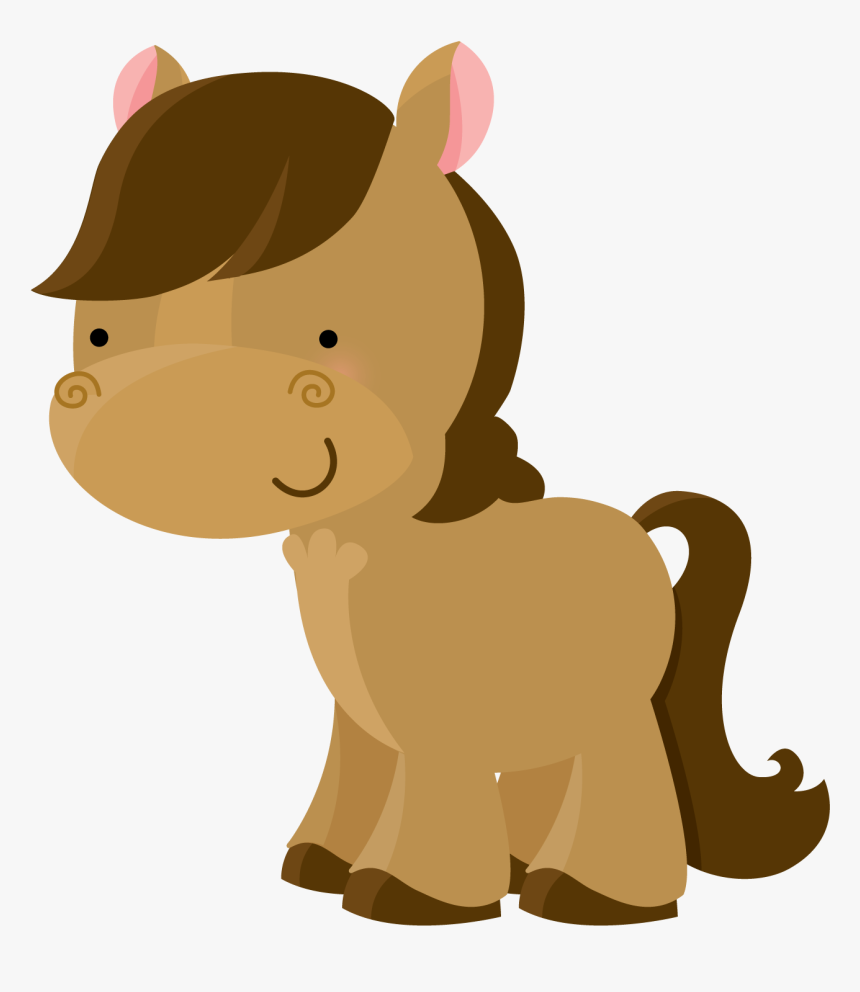 Horse Pony Clip Art - Caballo De La Granja Animado, HD Png Download