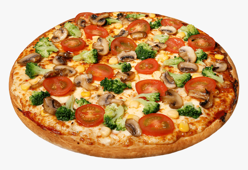 Large Pizza With Tomatoes - Pizza Images Hd Png, Transparent Png