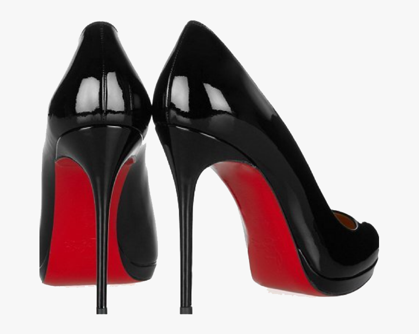 Black Heels Png Transparent Background - Louboutin Heels Png, Png Download