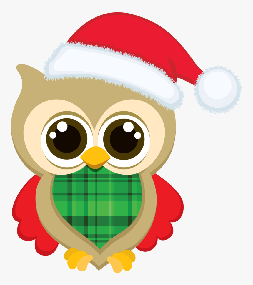 Christmas Clipart Owl, HD Png Download