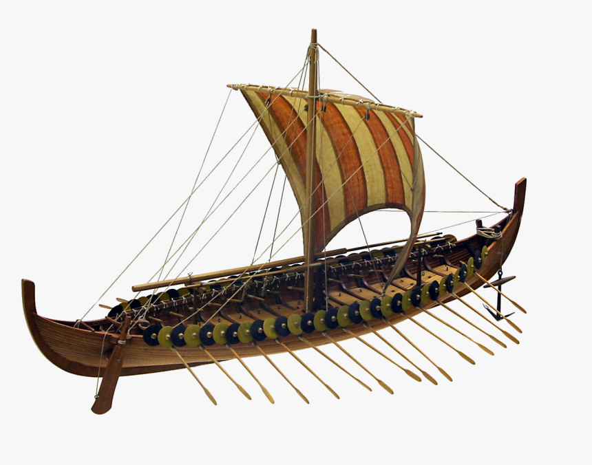 Gokstad Ship Model Transparent Background - Gokstad Ship, HD Png Download
