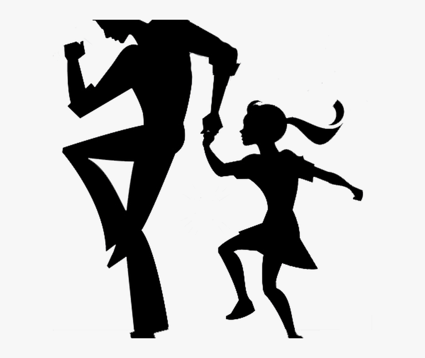 Family Dance Silhouette, HD Png Download