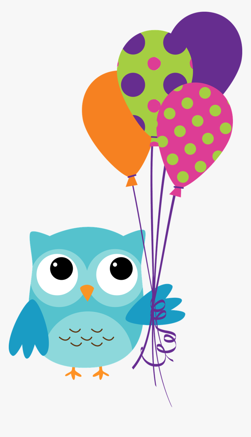 Party Owl Png - Owl Birthday Png, Transparent Png