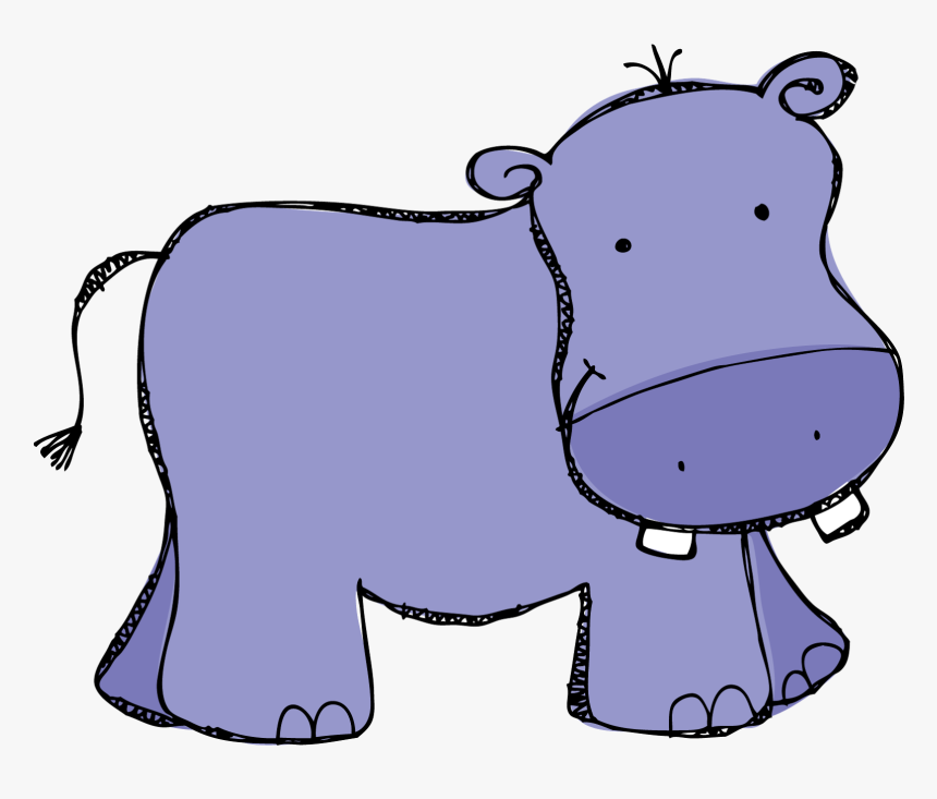 Clip Art Hippo, HD Png Download