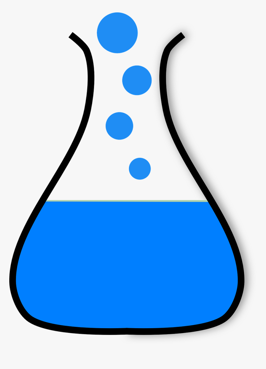 Erlenmeyer Flask, Chemistry, Flask, Chemical, Glass - Transparent Chemistry Clipart, HD Png Download