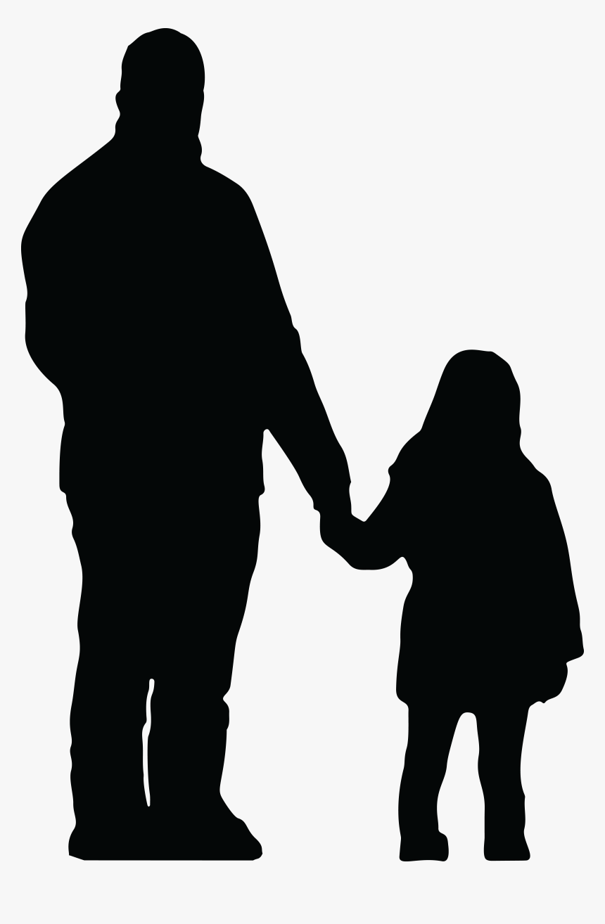 Transparent Silhouette Man Png - Father And Daughter Emotional, Png Download