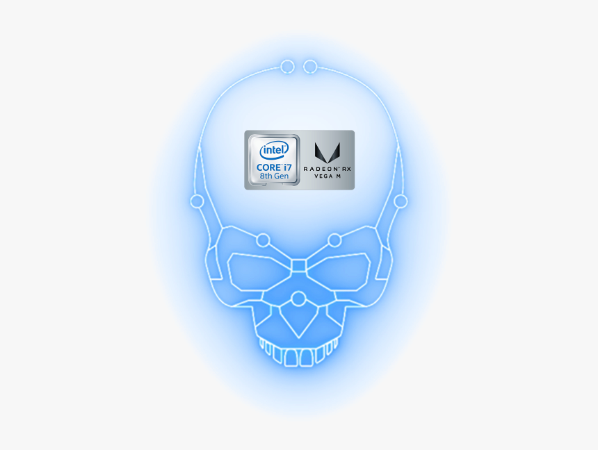 Intel Hades Canyon Skull, HD Png Download
