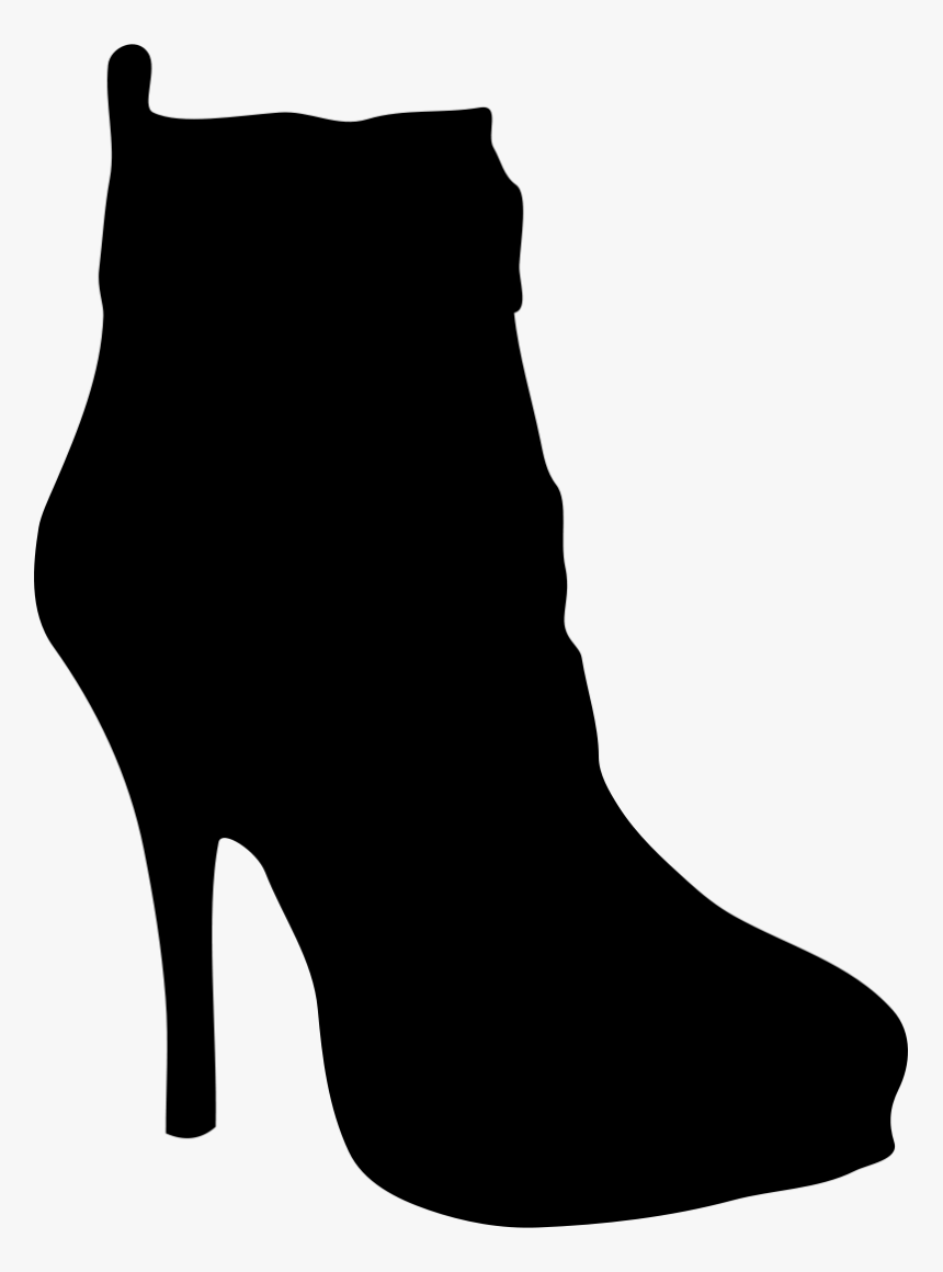 High-heeled Shoe Stiletto Heel Sneakers - High Heel Boots Clipart, HD Png Download