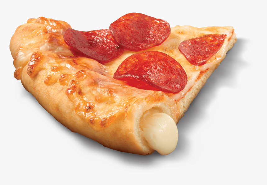 Delizzio Stuffed Crust Pizza Slice Image - Stuffed Crust Pizza Slice, HD Png Download