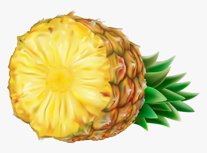 Clip Art Pineapple Juice Transparency Portable Network - Pineapple Png Transparent Background, Png Download