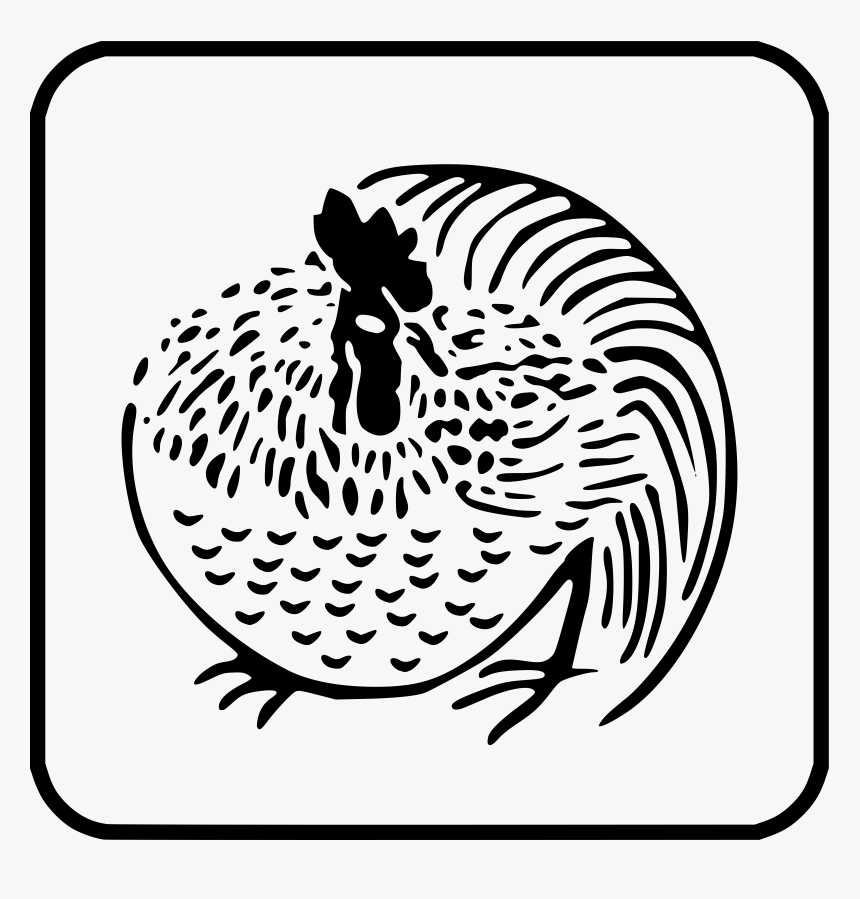Tori Clip Arts - Japanese Family Crest Chicken, HD Png Download