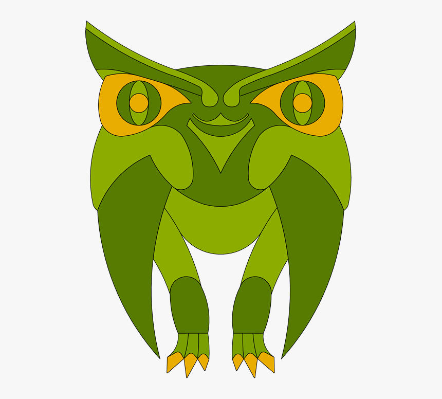 Owl Vector Illustration - Cartoon, HD Png Download