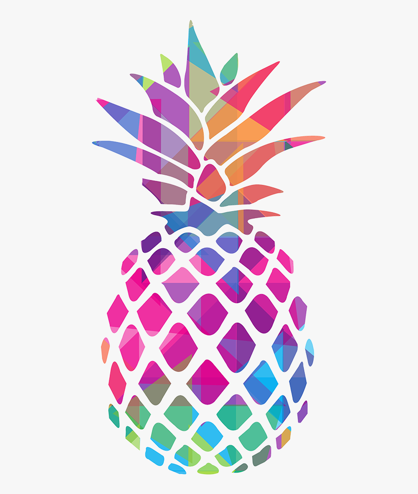 Black And White Pineapple Sticker, HD Png Download