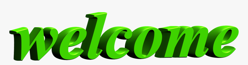Welcome, Logo, Computer Graphics, Font, 3d, Isolated - Flower Transparent Welcome Png, Png Download