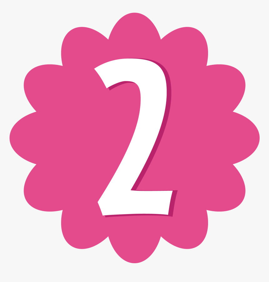 Birthday Number 2 Birthday Clipart Pink Number 2 Clipart HD Png 