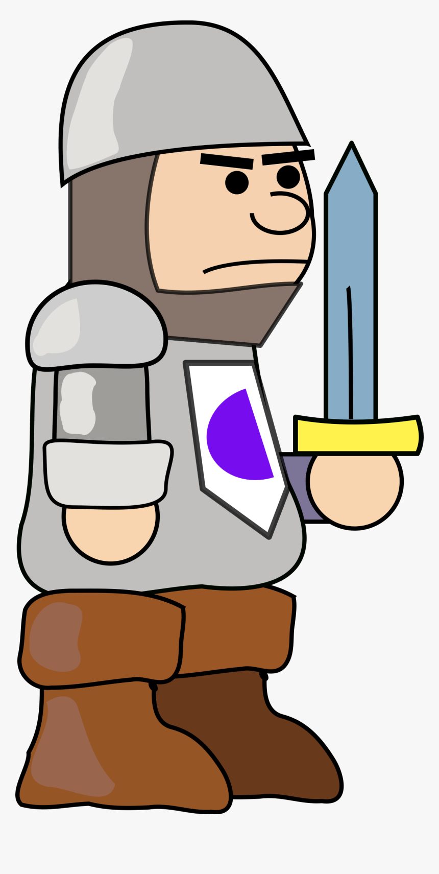 Medieval Soldier Clipart, HD Png Download