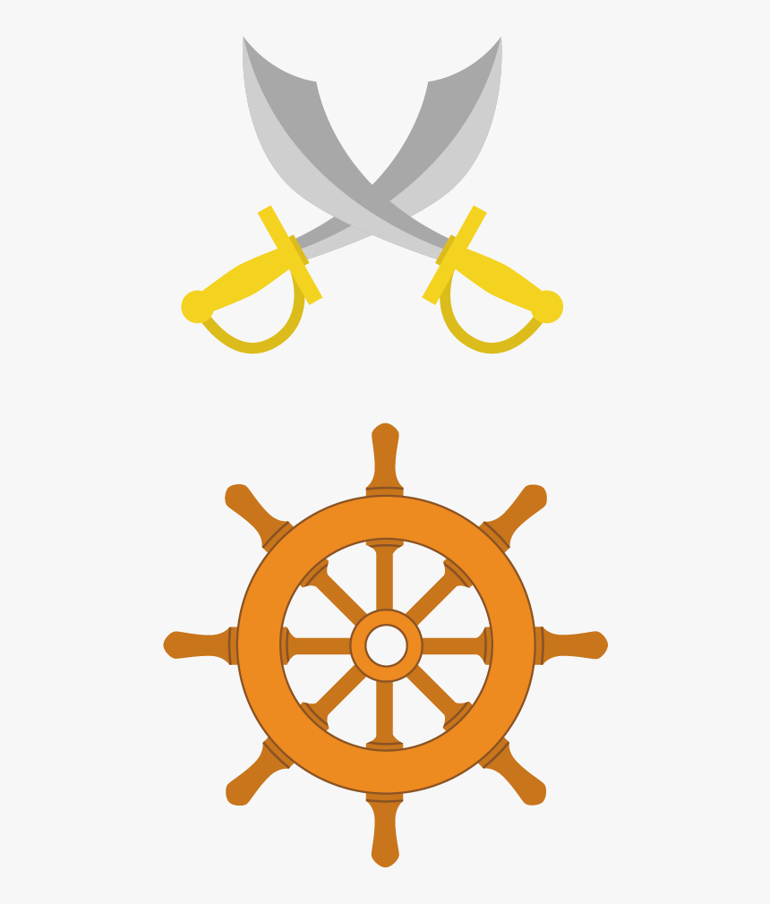 Ships Clip Art Pirate Transprent Png Free - Clip Art Ships Wheel, Transparent Png