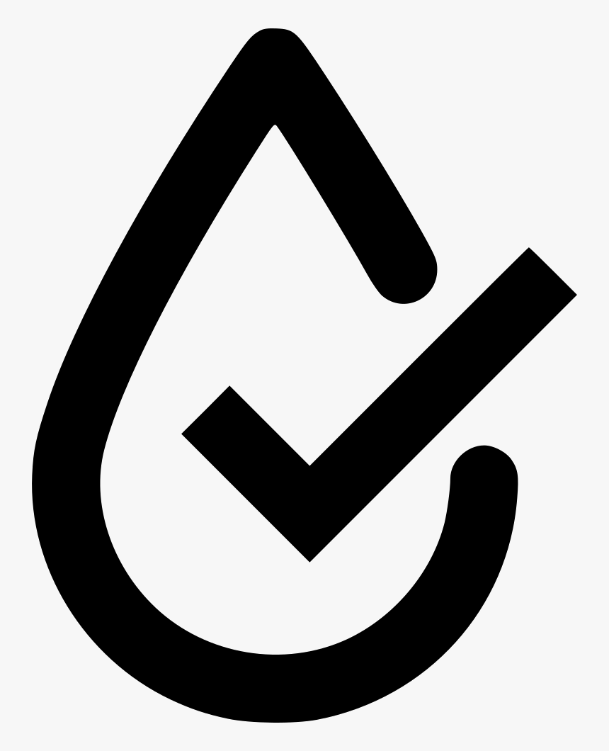 Water Drop Icon Png - Calligraphy, Transparent Png