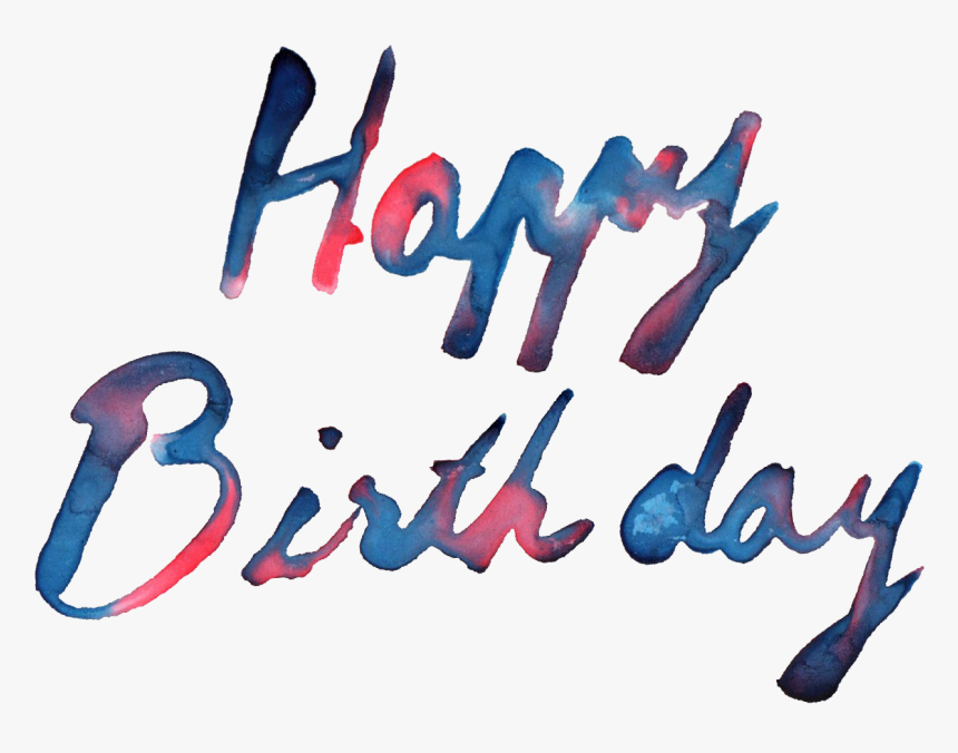Happy Birthday Png Text, Transparent Png