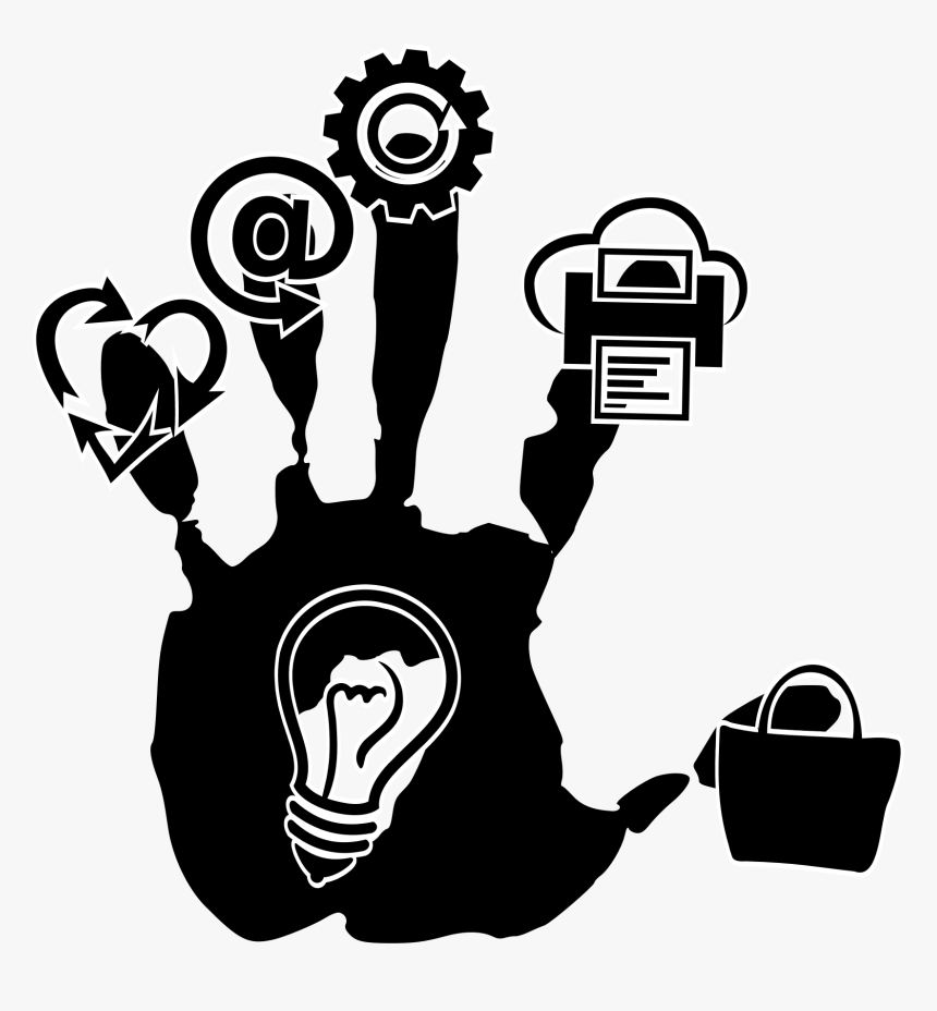 Human Behavior,silhouette,art - T Shirt Design Png, Transparent Png