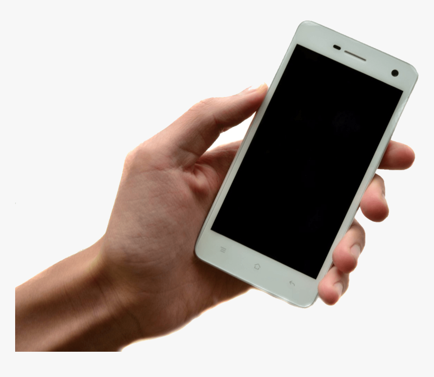 Hand Holding Samsung - Smart Phone In Hand, HD Png Download