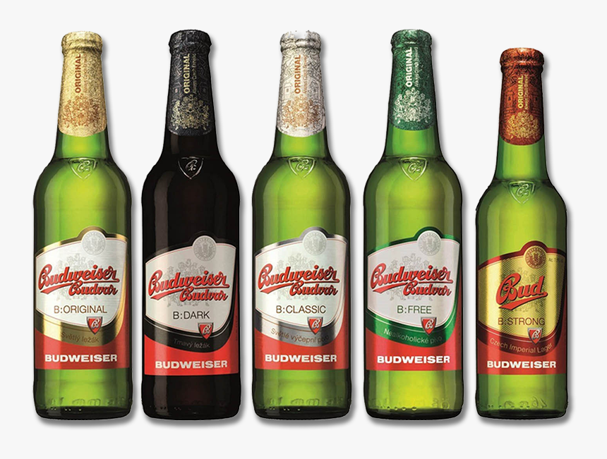 Transparent Budweiser Beer Bottle Png - Budweiser Czech Vs American, Png Download