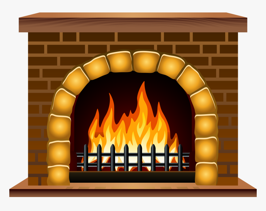 Fireplace Png Clip Art - Fireplace Png, Transparent Png