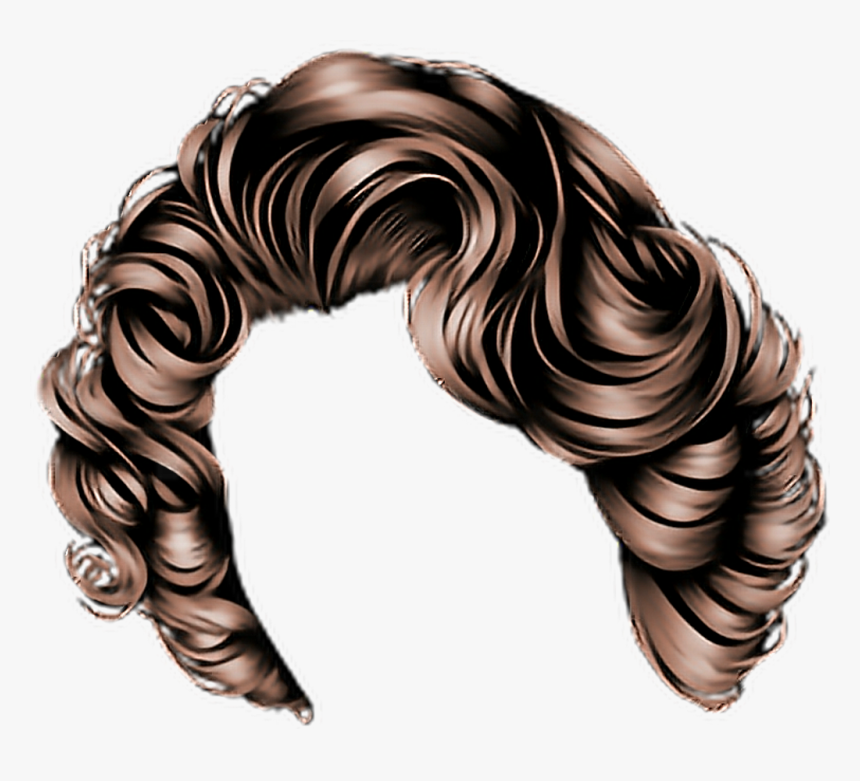 Peinados Png Para Photoshop Clipart , Png Download - Curly Hair Png Transparent, Png Download