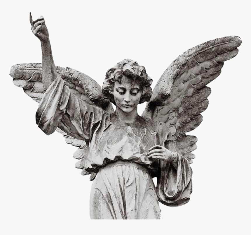 #angel #angelstatue #statue #pngs #png #lovely Pngs - Statues With White Background, Transparent Png