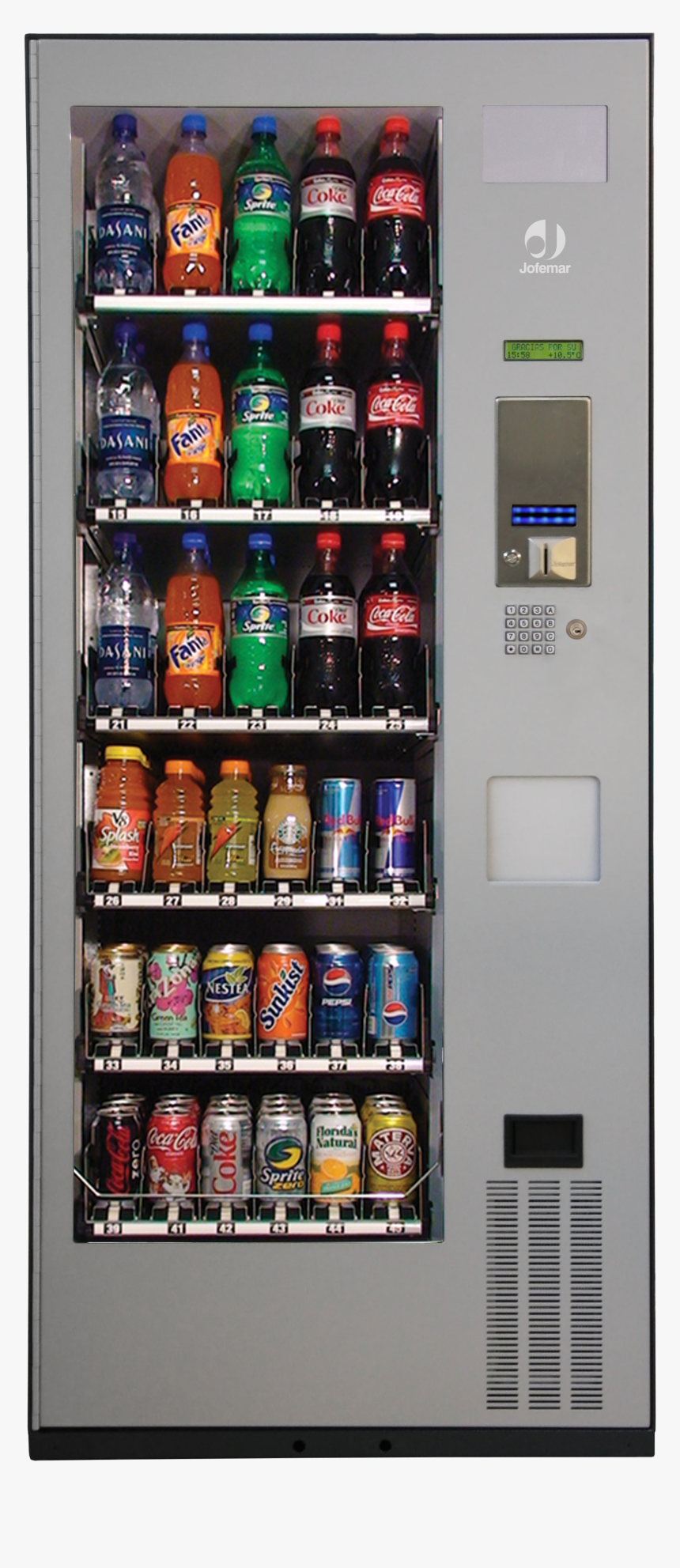 Quencher - Jofemar Vending Machine Soda, HD Png Download