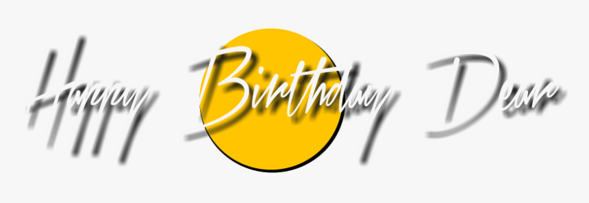 Happy Birthday Png Text Hd - Happy Birthday Png Text, Transparent Png
