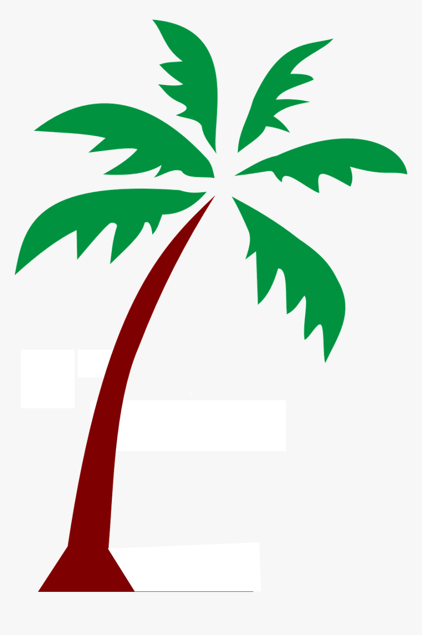 Island Palm Fronds Tree Png Image - Public Domain Palm Tree, Transparent Png