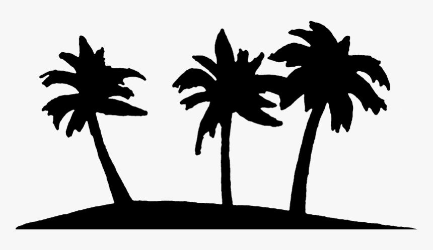 A Perfect World Black And White Palm Trees Clipart Hd Png