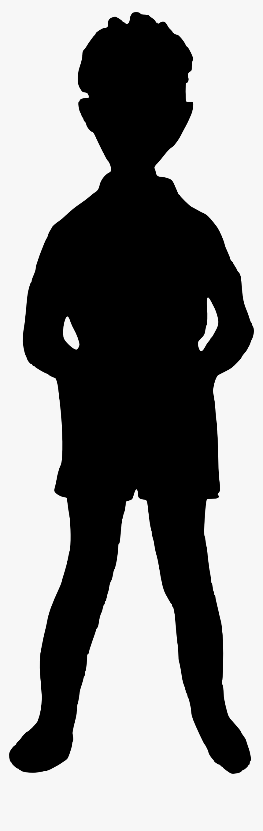 Boy Silhouette Transparent Background, HD Png Download
