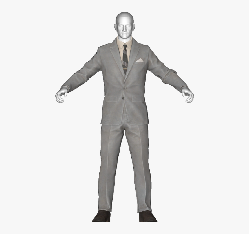 Fallout 76 Black Suit, HD Png Download