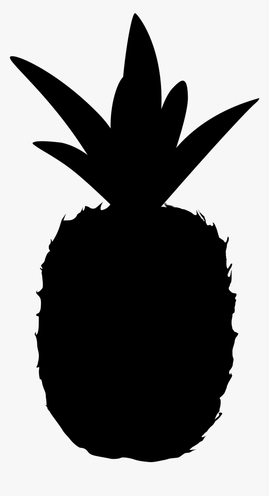 Pineapple - Transparent Pineapple Silhouette Png, Png Download