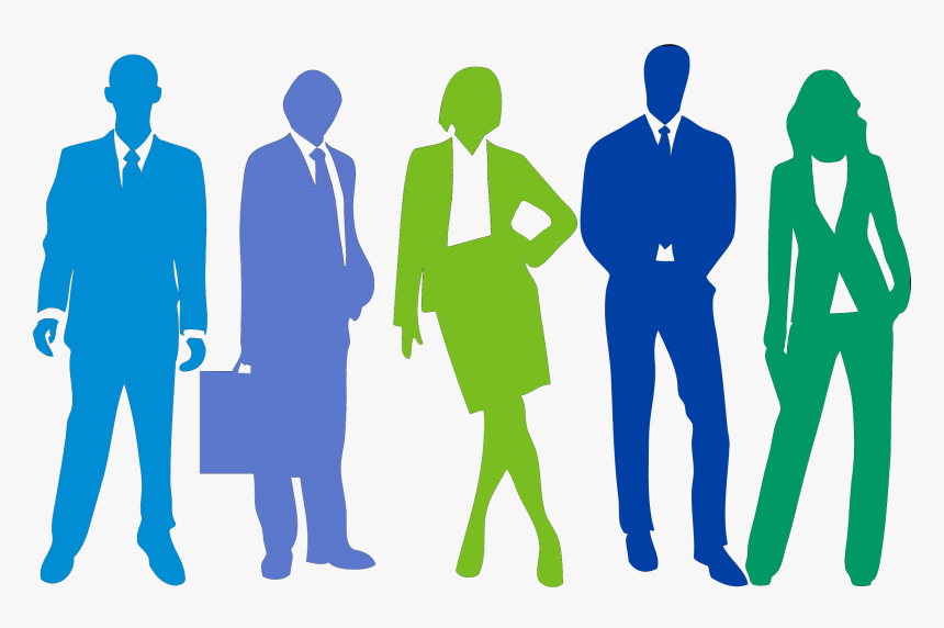 Transparent People Silhouettes Standing Png - Professional People Silhouette Png, Png Download