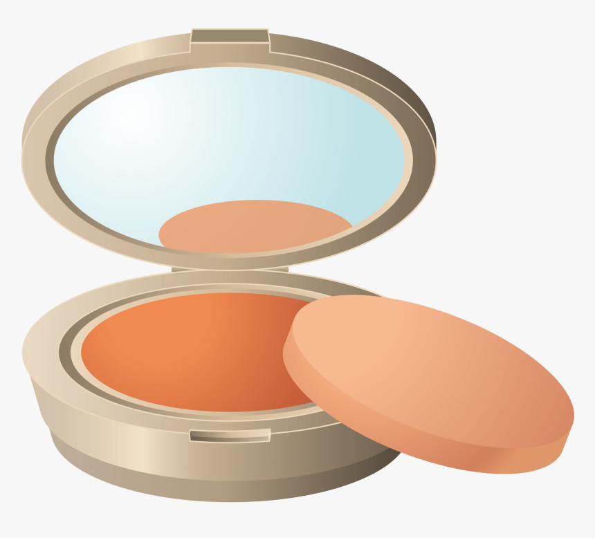 Makeup Mirror - Makeup Powder Clipart, HD Png Download