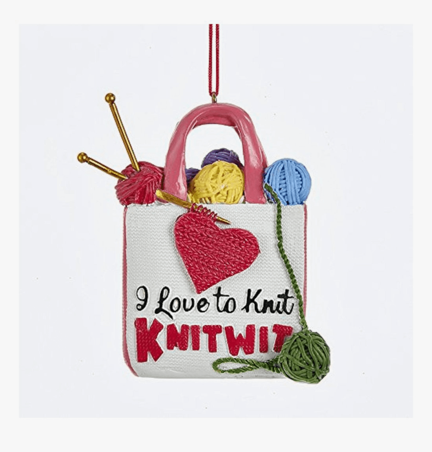 Kurt Adler I Love To Knit - Crochet, HD Png Download